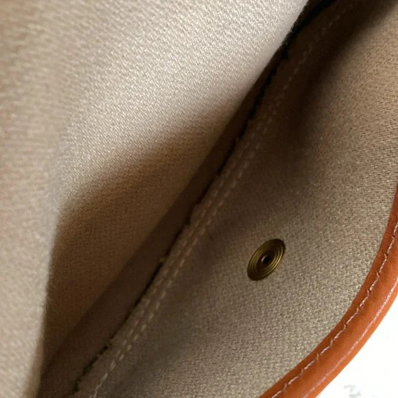 Dooney and Bourke Monogram Denim Wristlet Pouch with Strap Y2K - Picture 4 of 6